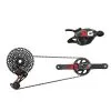 GROUPE SRAM X01 EAGLE DUB 12V NOIR/ ROUGE -BMX Soldes 5b4610599afe8 z
