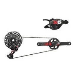 GROUPE SRAM X01 EAGLE DUB BOOST 12V NOIR/ ROUGE