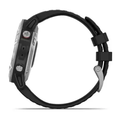 Montre Garmin Fenix 6 Silver Noire Bracelet Noir 7 Montre Garmin Fenix 6 Silver Noire Bracelet Noir â Image 5