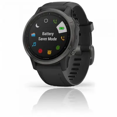 Montre Garmin Fenix 6 Pro Gray Noire Bracelet Noir 5 Montre Garmin Fenix 6 Pro Gray Noire Bracelet Noir – Image 3