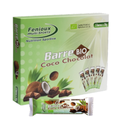 Barre Fenioux Coco Chocolat Boite De 5 énergie Bio