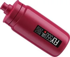Bidon De Vélo ELITE Fly 550 Ml Bordeaux