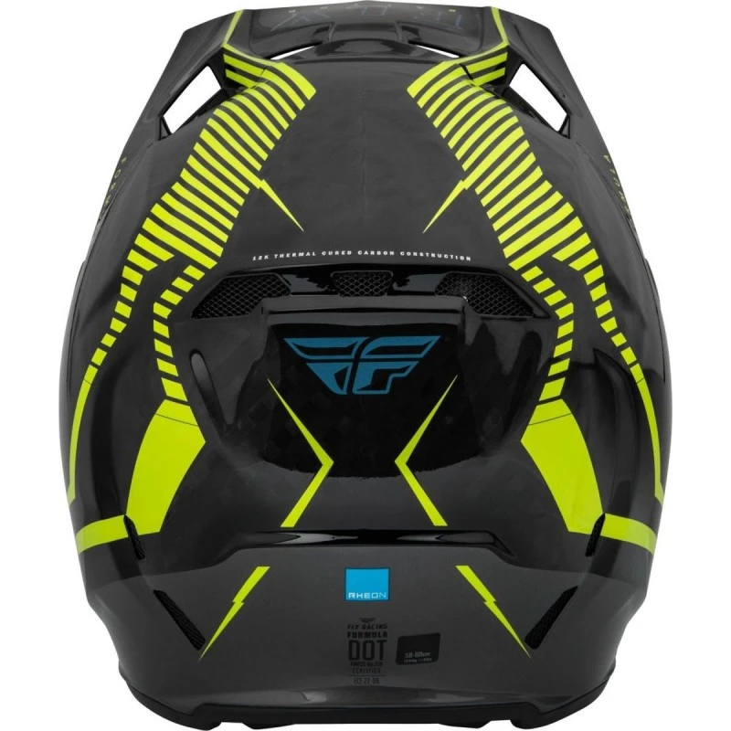 CASQUE FLY FORMULA CARBONE TRACER JAUNE FLUO/NOIR 2023 4 CASQUE FLY FORMULA CARBONE TRACER JAUNE FLUO/NOIR 2023 – Image 2