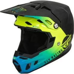 CASQUE FLY FORMULA CC CENTRUM NOIR/BLEU/JAUNE FLUO 2023 -BMX Soldes casque fly formula cc centrum noirbleujaune fluo 2023 3