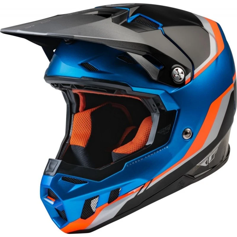 CASQUE FLY FORMULA CC DRIVER BLEU/ORANGE/NOIR 6 CASQUE FLY FORMULA CC DRIVER BLEU/ORANGE/NOIR – Image 4