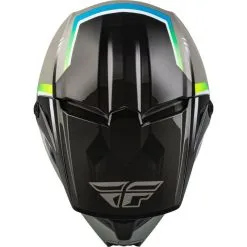 CASQUE FLY KINETIC VISION GRIS/NOIR KID 2023 -BMX Soldes casque fly kinetic vision grisnoir kid 2023 2