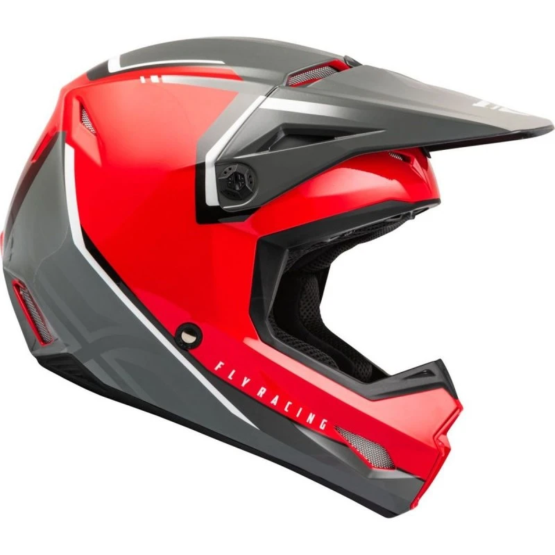 CASQUE FLY KINETIC VISION ROUGE/GRIS 2023 3 CASQUE FLY KINETIC VISION ROUGE/GRIS 2023