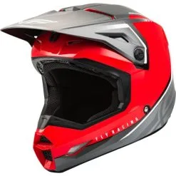 CASQUE FLY KINETIC VISION ROUGE/GRIS ENFANT 2023 -BMX Soldes casque fly kinetic vision rougegris enfant 2023 3