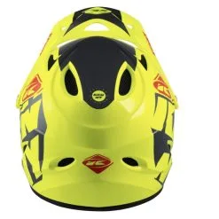 CASQUE KENNY DOWN HILL 2022 GRAPHIC NEON YELLOW -BMX Soldes casque kenny down hill 2022 graphic neon yellow 1