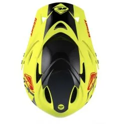 CASQUE KENNY DOWN HILL 2022 GRAPHIC NEON YELLOW -BMX Soldes casque kenny down hill 2022 graphic neon yellow 2