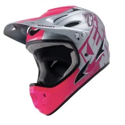 CASQUE KENNY DOWN HILL 2022 GRAPHIC PINK -BMX Soldes casque kenny down hill 2022 graphic pink 3