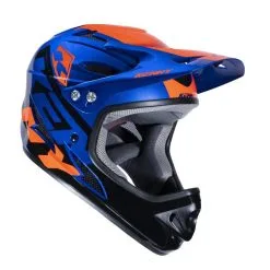 CASQUE KENNY DOWN HILL GRAPHIC BLUE 2023 -BMX Soldes casque kenny down hill graphic blue 2023 3
