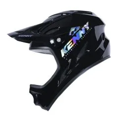 CASQUE KENNY DOWN HILL GRAPHIC HOLOGRAPHIC BLACK 2023 -BMX Soldes casque kenny down hill graphic holographic black 2023 3