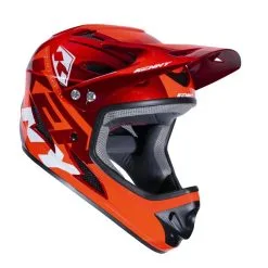 CASQUE KENNY DOWN HILL GRAPHIC RED 2023 -BMX Soldes casque kenny down hill graphic red 2023 3