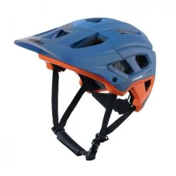 CASQUE KENNY SCRAMBLER BLUE ORANGE -BMX Soldes casque kenny scrambler blue orange 1 3