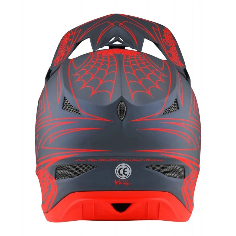CASQUE TLD D3 FIBERLITE SPIDERSTRIPE GRAY/RED 2022 4 CASQUE TLD D3 FIBERLITE SPIDERSTRIPE GRAY/RED 2022 – Image 2