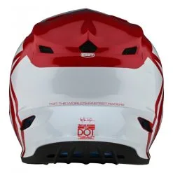CASQUE TLD GP OVERLOAD RED/WHITE -BMX Soldes casque tld gp overload redwhite 2