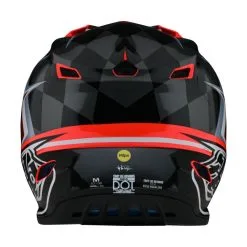 CASQUE TLD SE4 POLYACRYLITE WARPED GLO RED 2022 -BMX Soldes casque tld se4 polyacrylite warped glo red 2022 2