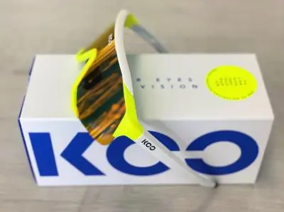 Lunettes De Vélo De Route édition Limitée Demos Yellow Fluo White Koo 4 Lunettes De Vélo De Route édition Limitée Demos Yellow Fluo White Koo – Image 2