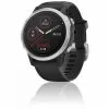 Garmin Montre GPS De Sport Fenix 6S Silver Noir, Bracelet Noir -BMX Soldes edc z
