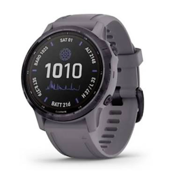 Garmin MONTRE GPS FENIX 6S PRO SOLAR Améthyste Bracelet Schiste