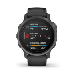 Montre GPS Garmin Fenix 6S Sapphire Carbon Gray DLC Noire -BMX Soldes fenix6ssapphire3 z