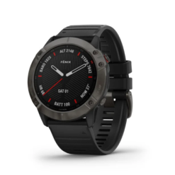 Montre Gps Garmin 6 X Pro Black Bracelet Noir