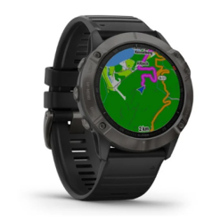 Montre Gps Garmin 6 X Pro Black Bracelet Noir -BMX Soldes fenix6x3 z