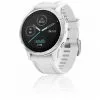 Montre GPS De Sport Garmin Fenix 6S Silver, Bracelet Blanc -BMX Soldes frjhgj z