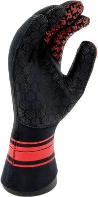 RAFA'L Gants Rafal Hiver Néoprène Noirs Et Rouges 5 RAFA'L Gants Rafal Hiver Néoprène Noirs Et Rouges – Image 3