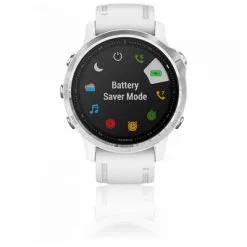 Montre GPS De Sport Garmin Fenix 6S Silver, Bracelet Blanc -BMX Soldes jkjj z