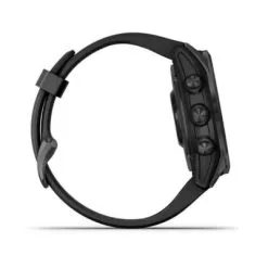 Montre GPS GARMIN FENIX 7S SOLAR Gray Bracelet Noir -BMX Soldes montre fenix 7S solar grise profil big