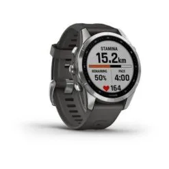Montre GPS GARMIN FENIX 7S Standard Edition Gris -BMX Soldes montre fenix 7S standard grise face 2 big