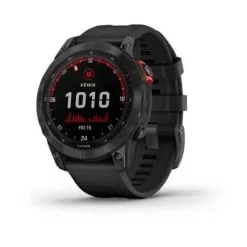 Montre GPS GARMIN FENIX 7 SOLAR Gray Bracelet Noir