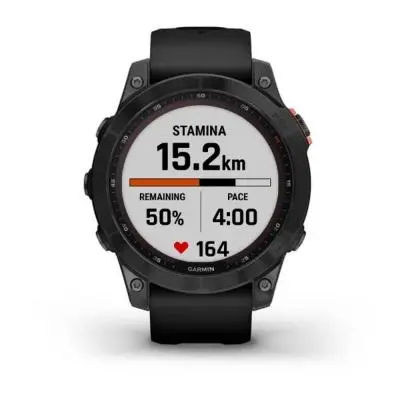 Montre GPS GARMIN FENIX 7 SOLAR Gray Bracelet Noir 4 Montre GPS GARMIN FENIX 7 SOLAR Gray Bracelet Noir – Image 2