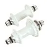 MOYEUX PROFILE ELITE 10MM AV-AR BLANC -BMX Soldes moyeux profile elite 10mm av ar blanc