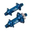MOYEUX PROFILE ELITE 10MM AV-AR BLEU -BMX Soldes moyeux profile elite 10mm av ar bleu
