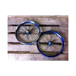 PAIRE DE ROUE PROFILE MINI RACE BLEU 20X1.75