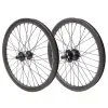 PAIRE DE ROUES FORWARD JOYRIDE V2 CARBONE - PRO 36H - 10MM -BMX Soldes paire de roues forward joyride v2 carbone pro 36h 10mm