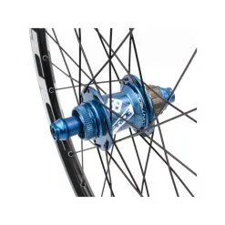 PAIRE DE ROUES PRIDE CONTROL EXP 28H - BLUE -BMX Soldes paire de roues pride control exp 28h blue 4