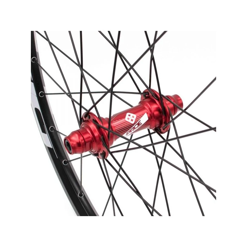 PAIRE DE ROUES PRIDE CONTROL EXP 28H - RED 6 PAIRE DE ROUES PRIDE CONTROL EXP 28H - RED – Image 4