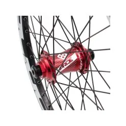 PAIRE DE ROUES PRIDE CONTROL PRO 36H - RED -BMX Soldes paire de roues pride control pro 36h red 3