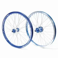 PAIRE DE ROUES PRIDE RACING RIVAL PRO 20X1.75 SX BLEU