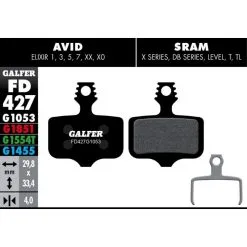 PLAQ DE FREIN AVID ELI 1 2 3 5 7 SRAM XX X0 X7 X9 DB ADVANCED