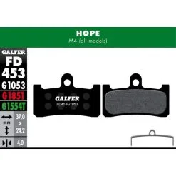 PLAQ DE FREIN HOPE M4 VERT PRO