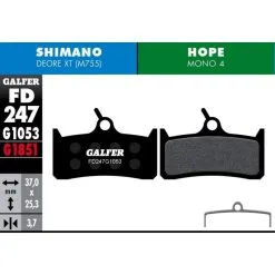 PLAQ DE FREIN . SHIMANO XT 755, GRIMECA NOIR STD