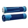POIGNÉES ODI AG2 BLEU/ BLEU CLAIR LOCK BLEU -BMX Soldes poignees odi ag2 bleu bleu clair lock bleu