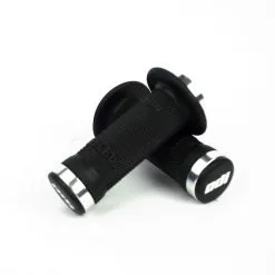 POIGNEES ODI BMX RUFFIAN FLANGE LOCK ON 100 MM SILVER