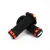 POIGNÉES ODI RUFFIAN BMX 100MM NOIR/ORANGE -BMX Soldes poignees odi ruffian bmx 100mm noirorange