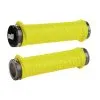 POIGNEES TLD ODI MTB JAUNE / LOCK NOIR -BMX Soldes poignees tld odi mtb jaune lock noir